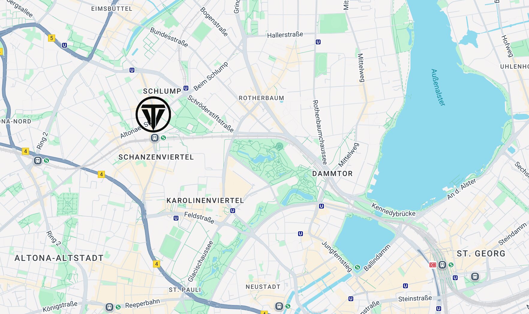 Karte VertiTech Showroom Sternschanze